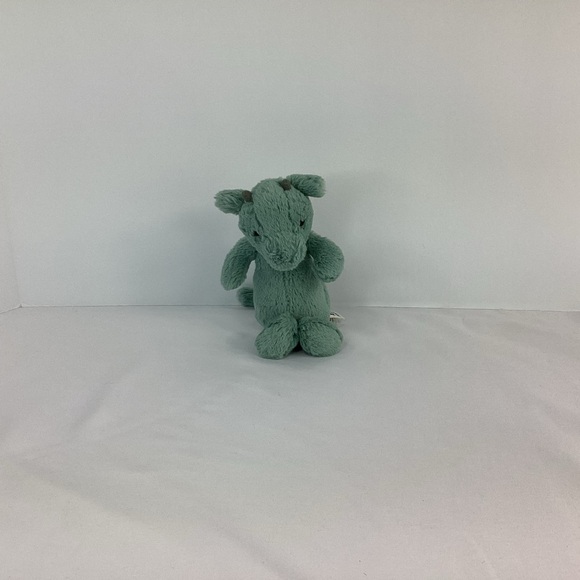 Jellycat Plush Small Bashful Dragon Light Green Sage Soft Toy 8” Stuffed Animal - Picture 4 of 13